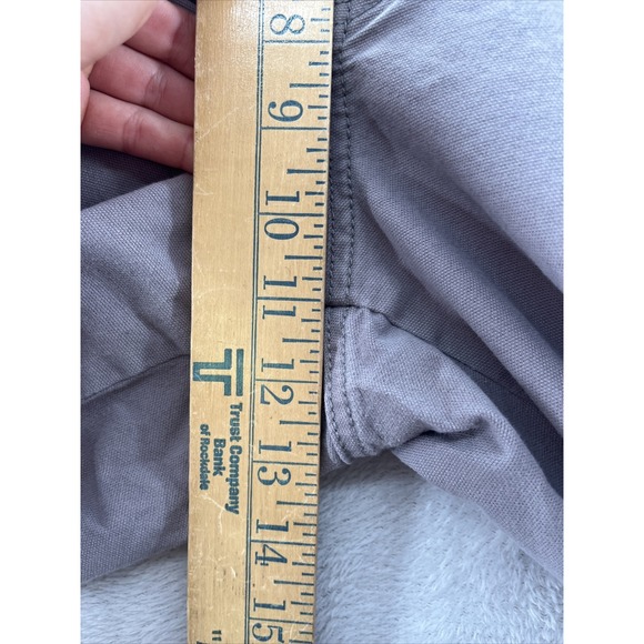 Peter Millar Pants Mens Sz 40x30 Gray Khaki Chinos Flat Front Pants - Picture 5 of 7